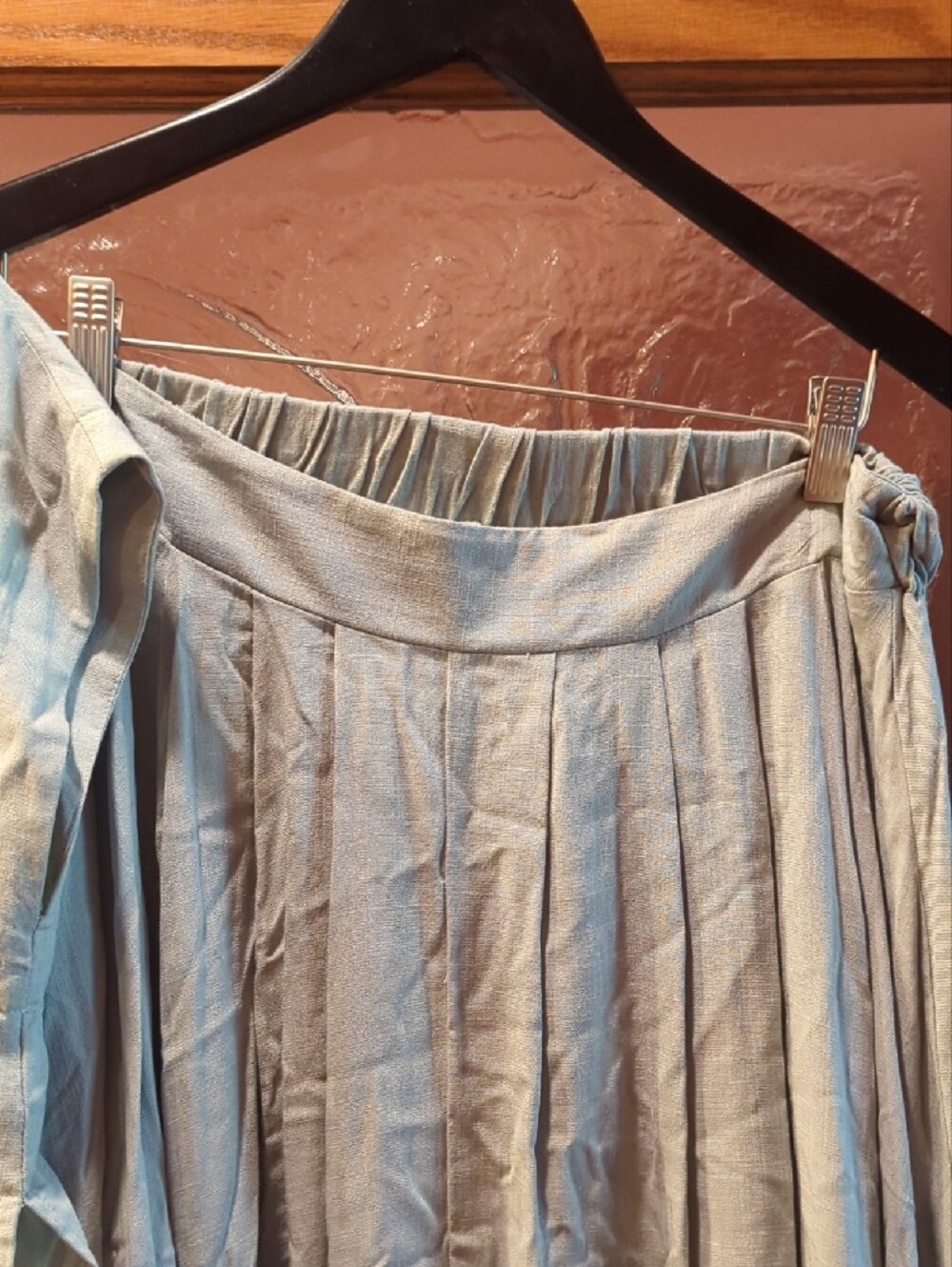 NWT Blu Pepper Skirt Set in Light Sage Green - Picture 6 of 6